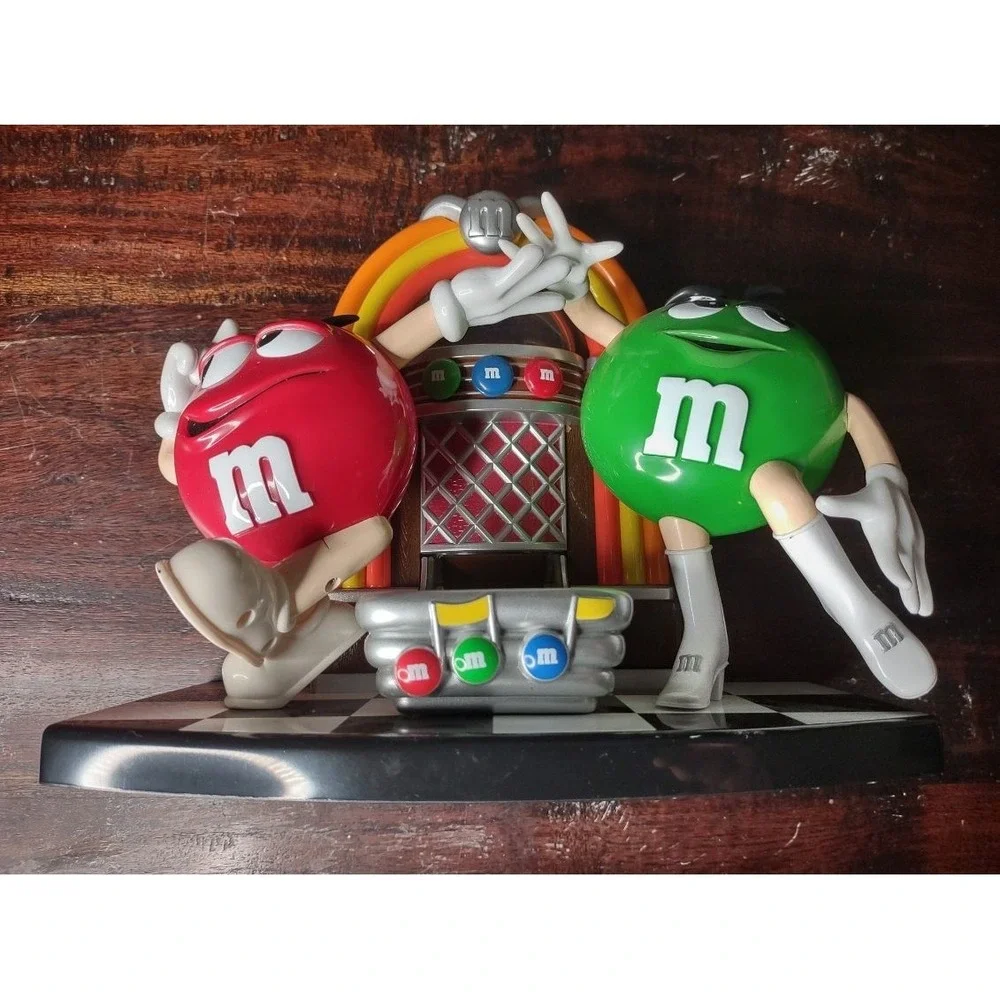 Vintage MM M&M Rock and Roll Jukebox Candy Dispenser Collectible Candy Display